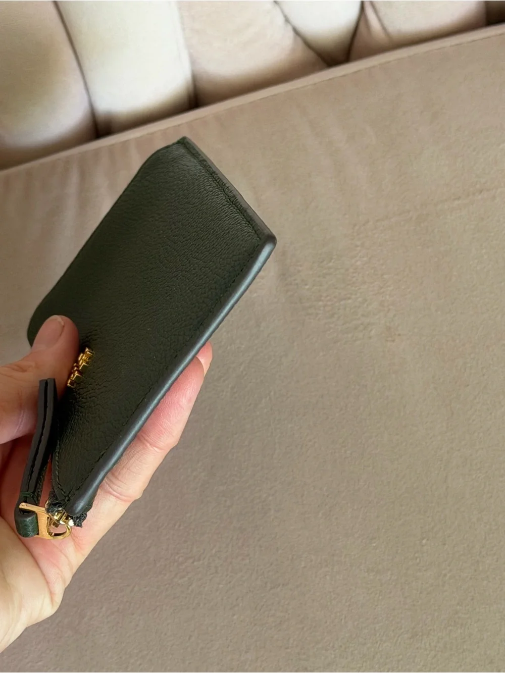 Tory Burch compact pebbled